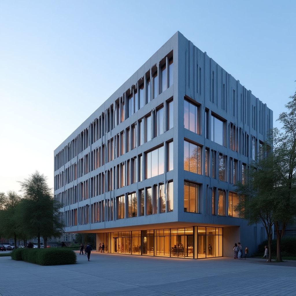 Sediul principal ContabilitateAcademie București clădire modernă